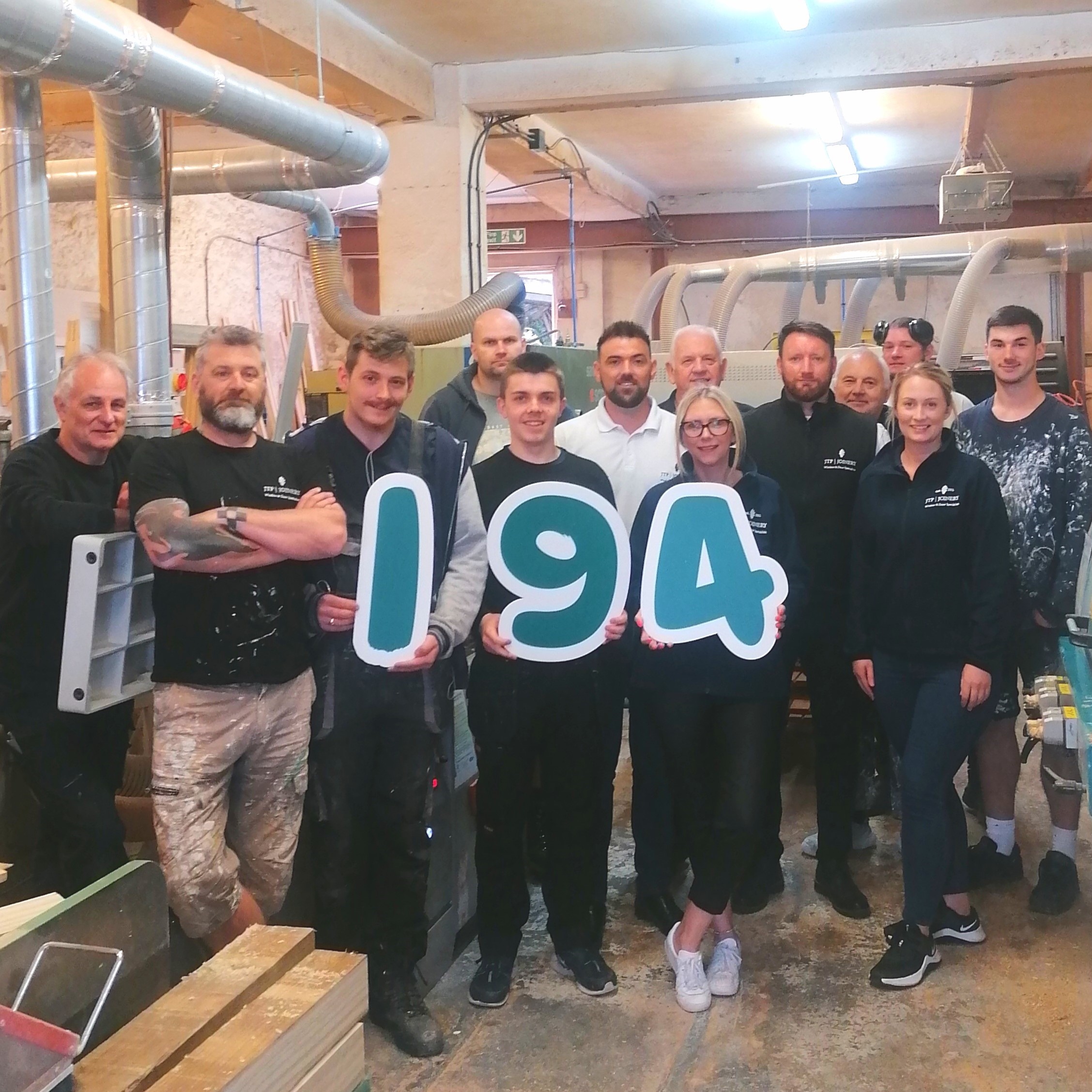 JTP Joinery Employee Group Photo